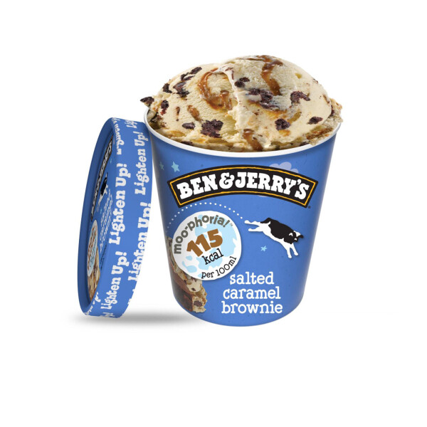Ben & Jerry's Moo-Phoria Salted Caramel Brownie