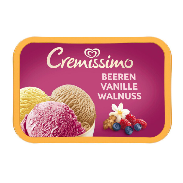 Eskimo Cremissimo Beeren Vanille Walnuss