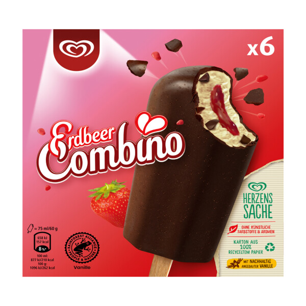 Eskimo Erdbeer Combino Vorratspackung