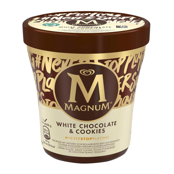 Eskimo Magnum White Chocolate Cookies