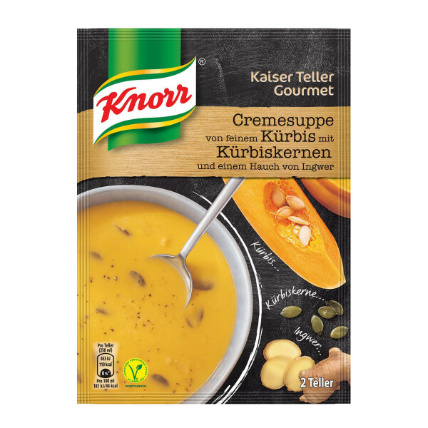 Knorr Kaiserteller Gourmet Kürbiscremesuppe
