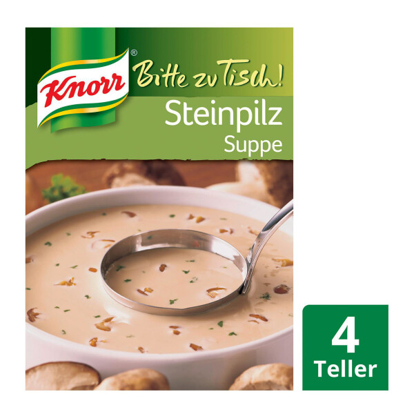 Knorr Bitte zu Tisch Steinpilzsuppe