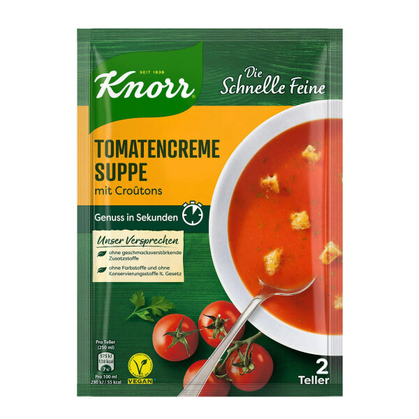 Knorr Die Schnelle Feine Tomatencremesuppe