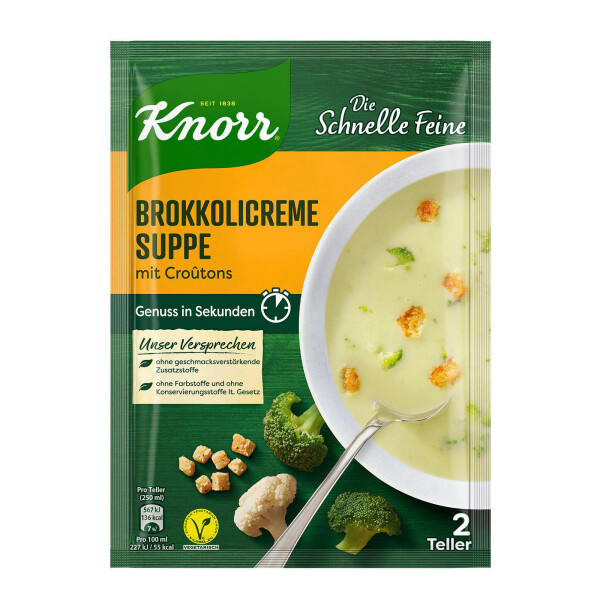 Knorr Die Schnelle Feine Broccolicremesuppe
