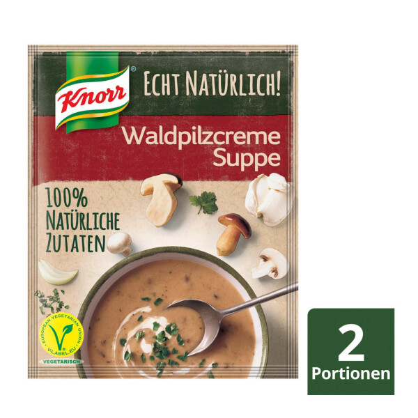 Knorr Echt Natürlich! Waldpilzcremesuppe