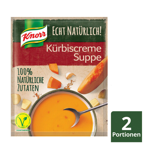 Knorr Echt Natürlich! Kürbiscremesuppe