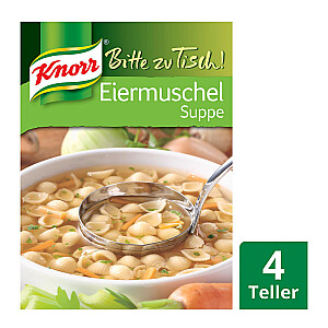 Knorr Bitte zu Tisch Eiermuschelsuppe mit Fleischklößchen