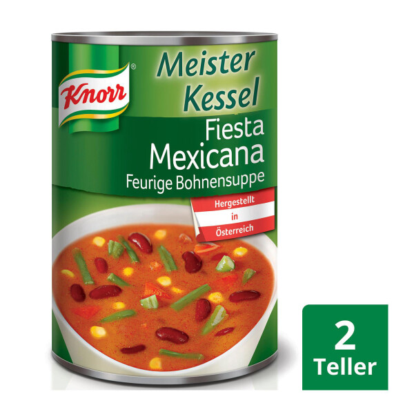 Knorr Meisterkessel Fiesta Mexicana Feurige Bohnensuppe