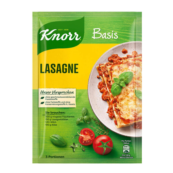 Knorr Basis für Lasagne