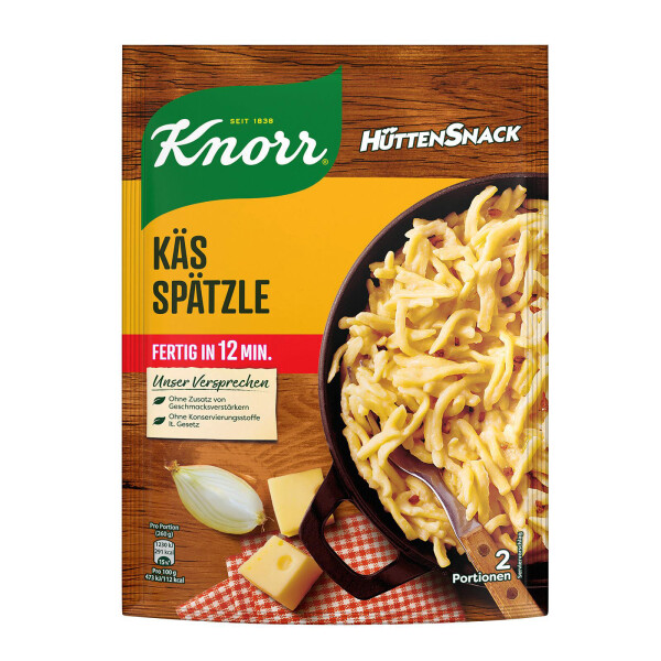 Knorr Hüttensnack Käs Spätzle