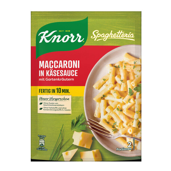 Knorr Spaghetteria Maccaroni mit Käse