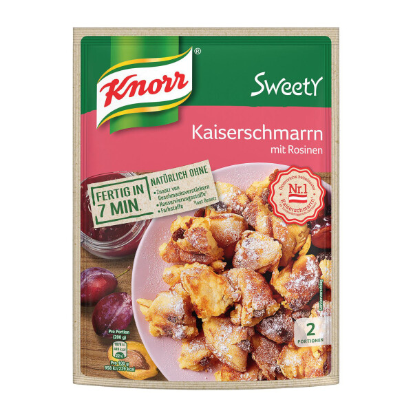 Knorr Sweety Kaiserschmarrn mit Rosinen