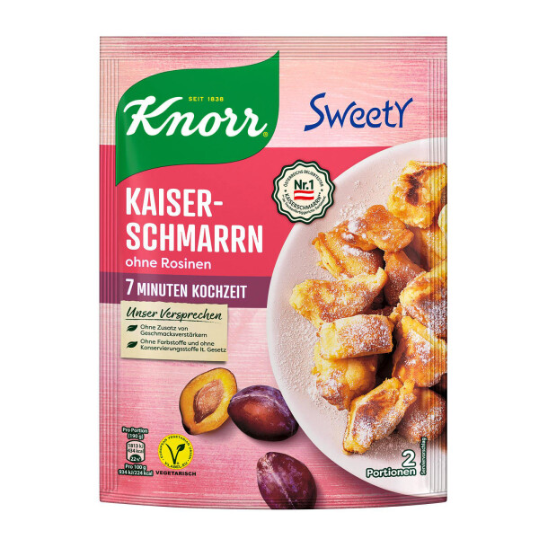 Knorr Sweety Kaiserschmarrn ohne Rosinen