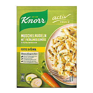 Knorr Veggie Muschelnudeln mit Frühlingsgemüse