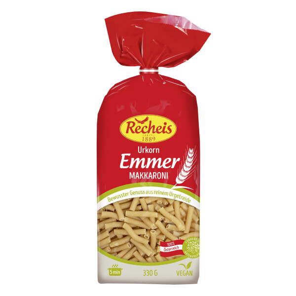 Recheis Urkorn Emmer Makkaroni