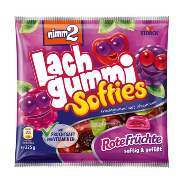 Nimm2 Lachgummi Softies Rote Früchte