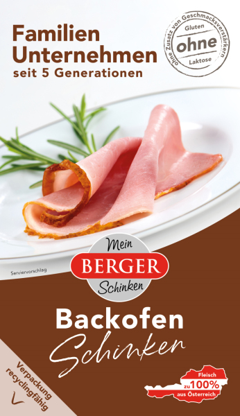 Berger Backofenschinken geschnitten
