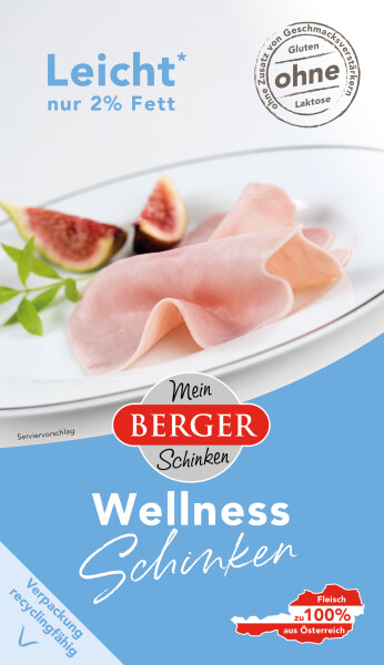 Berger Wellness Schinken Geschnitten
