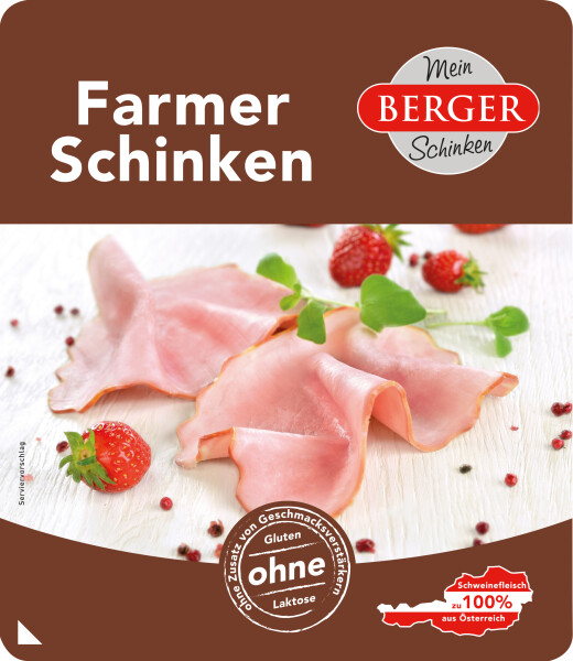 Berger Farmerschinken Geschnitten