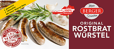 Berger Original Rostbratwürstel