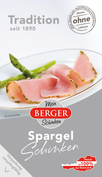Berger Spargelschinken Geschnitten