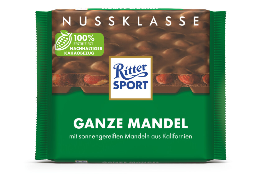 Ritter Sport Nuss-Klasse ganze Mandel