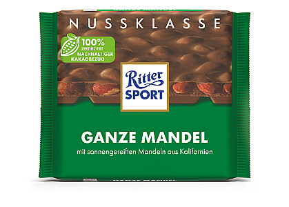 Ritter Sport Nuss-Klasse ganze Mandel