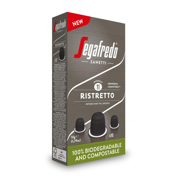 Segafredo Ristretto Kapseln kompostierbar