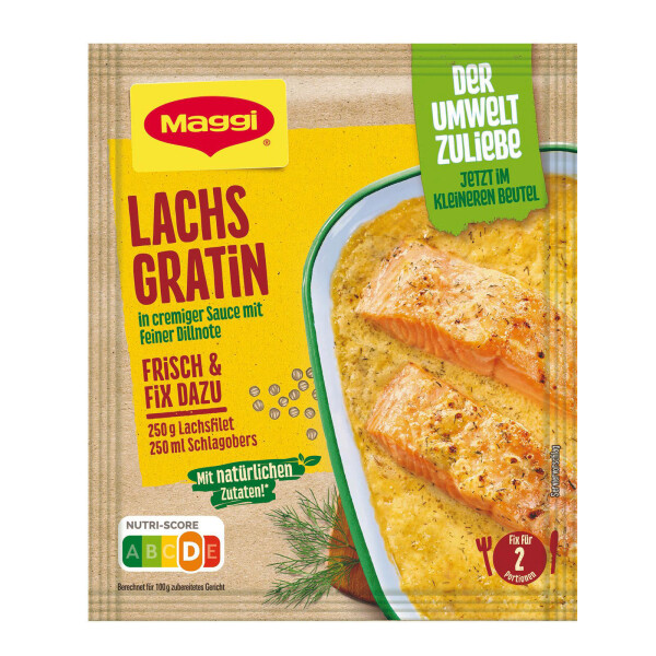 MAGGI Fix für Ofen Lachsgratin