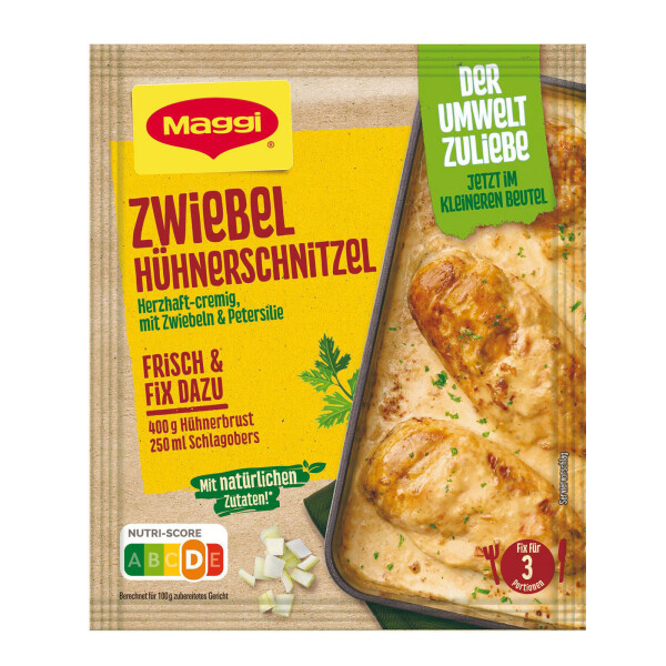 MAGGI Fix für Zwiebel-Hühnerschnitzel