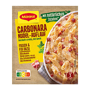 MAGGI Fix Carbonara Nudel-Auflauf