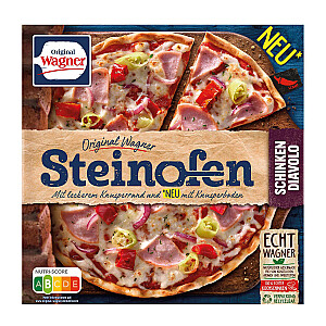 Wagner Steinofen Pizza Schinken Diavolo