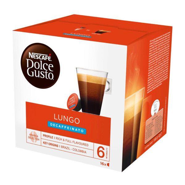 Nescafé Dolce Gusto Caffe Lungo Koffeinfrei 16 Stück