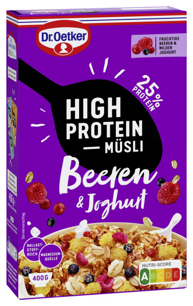 Dr. Oetker High Protein Müsli Beeren & Joghurt
