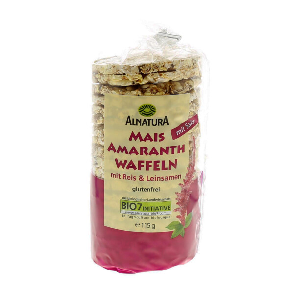 Alnatura Mais-Amaranth Waffeln