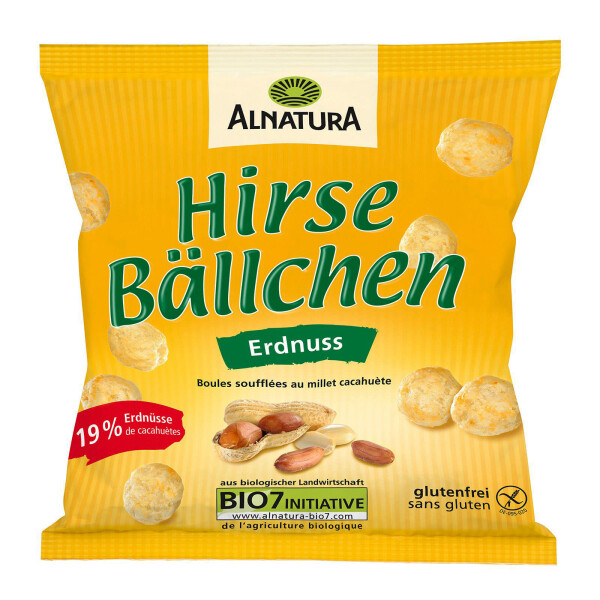 Alnatura Hirsebällchen Erdnuss