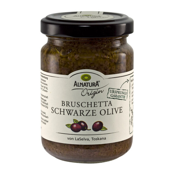 Alnatura Bruschetta Schwarze Olive