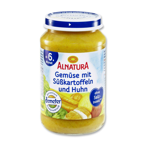 Alnatura Gemüse mit Süßkartoffeln und Huhn