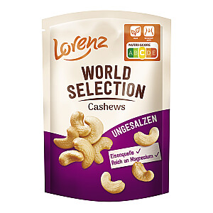 Lorenz World Selection Cashews Unsalted