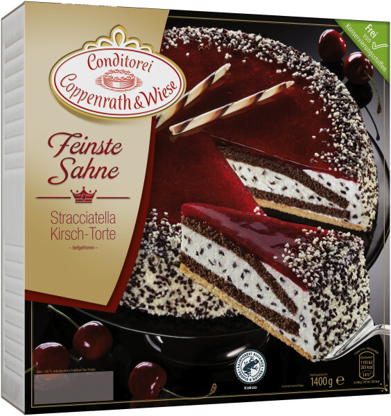 Coppenrath & Wiese Feinste Sahne Stracciatella-Kirsch-Torte