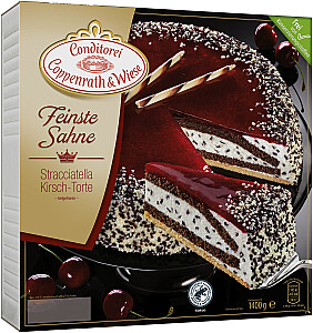 Coppenrath & Wiese Feinste Sahne Stracciatella-Kirsch-Torte