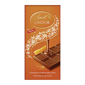 Lindt Lindor Orange Tafel