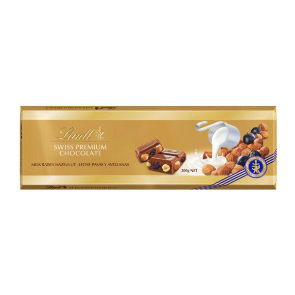Lindt Goldtafel Milch-Traube-Nuss