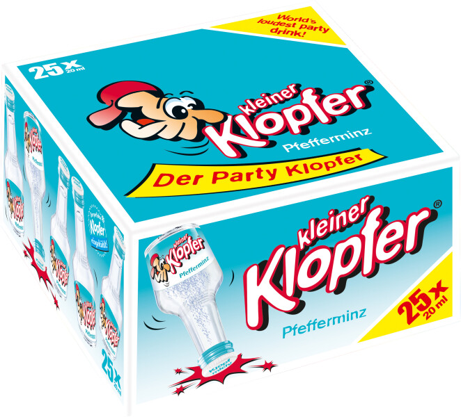 Kleiner Klopfer Pfefferminz Likör 23er
