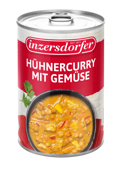 Inzersdorfer Hühnercurry mit Gemüse