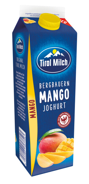 Tirol Milch Bergbauernjoghurt Mango 