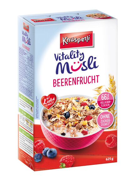 Knusperli Beerenfrucht Vitality-Müsli