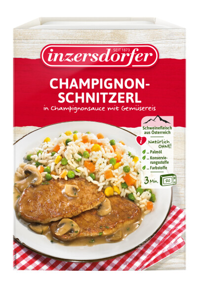 Inzersdorfer Champignonschnitzel