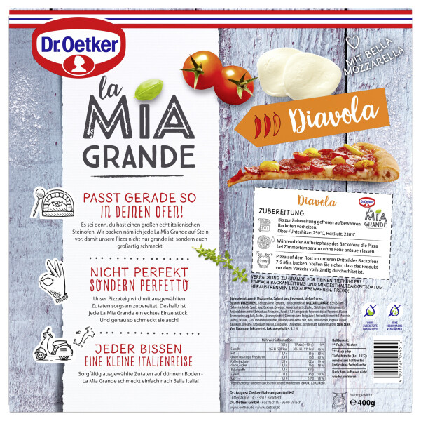 Dr. Oetker La Mia Grande Diavola