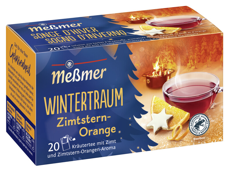 MESSMER Wintertee Wintertraum Zimtstern-Orange